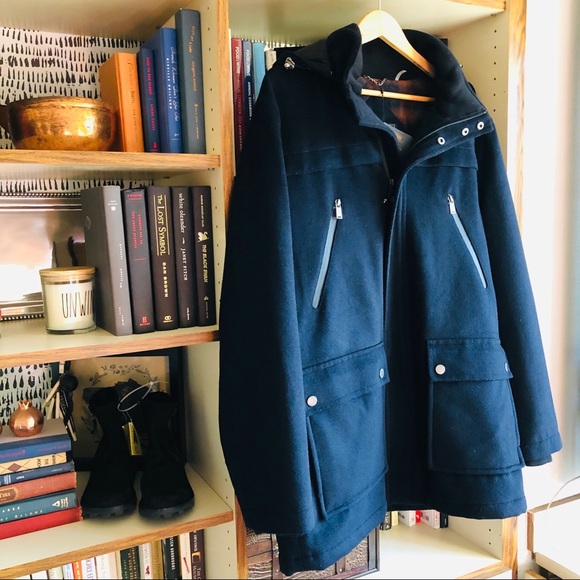 Pendleton // Bainbridge Wool Blend Hooded Coat - Picture 4 of 16